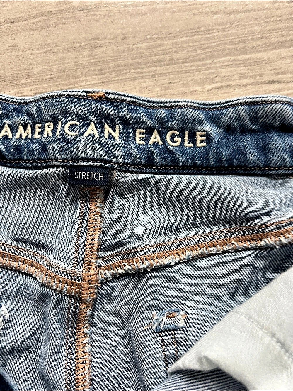 American Eagle Women's Denim Jean Shorts Size 824 - Picture 4 of 4